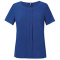 Royal Blue - Front - Brook Taverner Womens-Ladies Verona Short-Sleeved Top