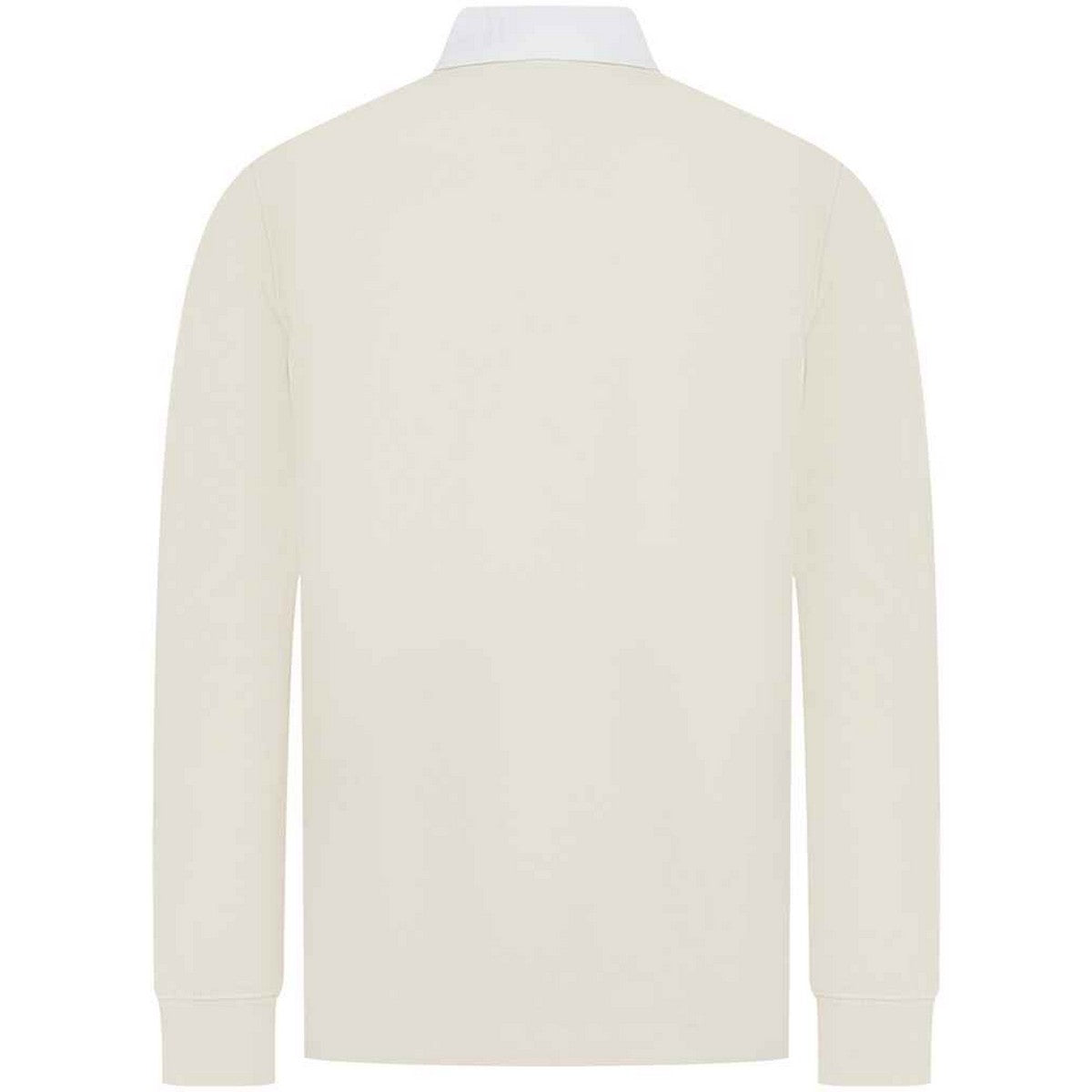 Natural - Back - Front Row Mens Premium Rugby Shirt