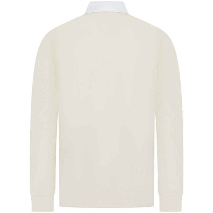 Natural - Back - Front Row Mens Premium Rugby Shirt