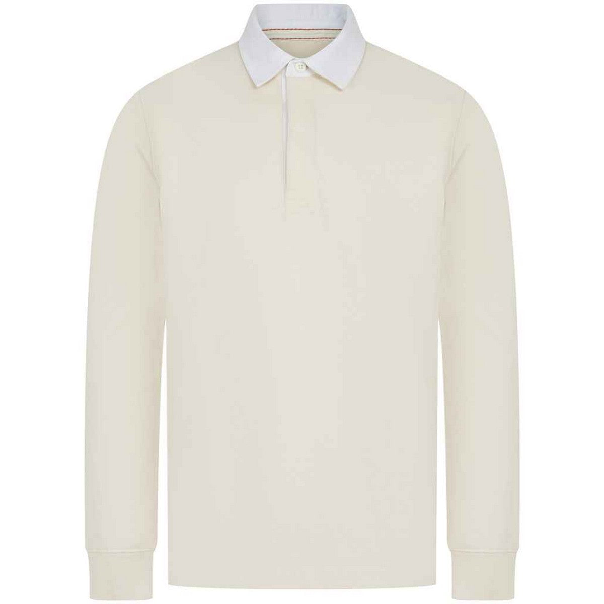 Natural - Front - Front Row Mens Premium Rugby Shirt