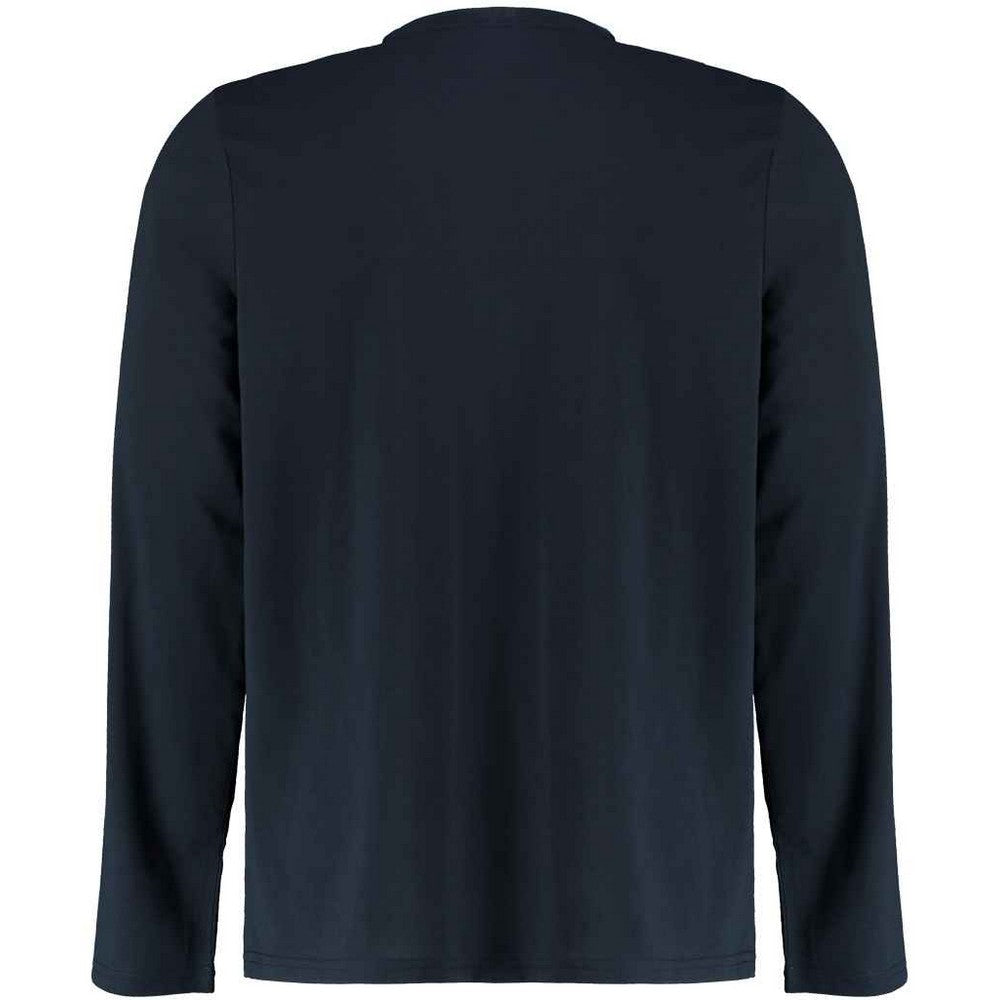 Navy - Back - Kustom Kit Mens Superwash 60C Long-Sleeved T-Shirt