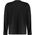 Black - Back - Kustom Kit Mens Superwash 60C Long-Sleeved T-Shirt