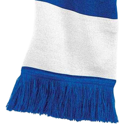 Bright Royal Blue-White - Back - Beechfield Unisex Adult Stadium Scarf