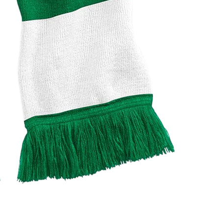 Kelly Green-White - Back - Beechfield Unisex Adult Stadium Scarf