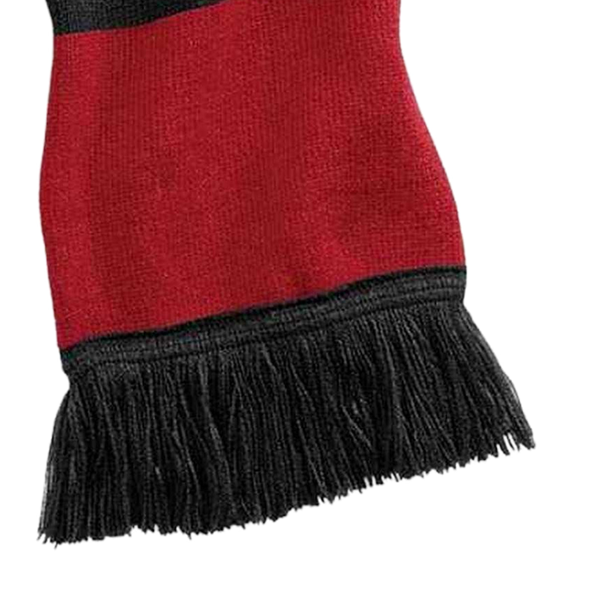 Black-Classic Red - Back - Beechfield Unisex Adult Stadium Scarf