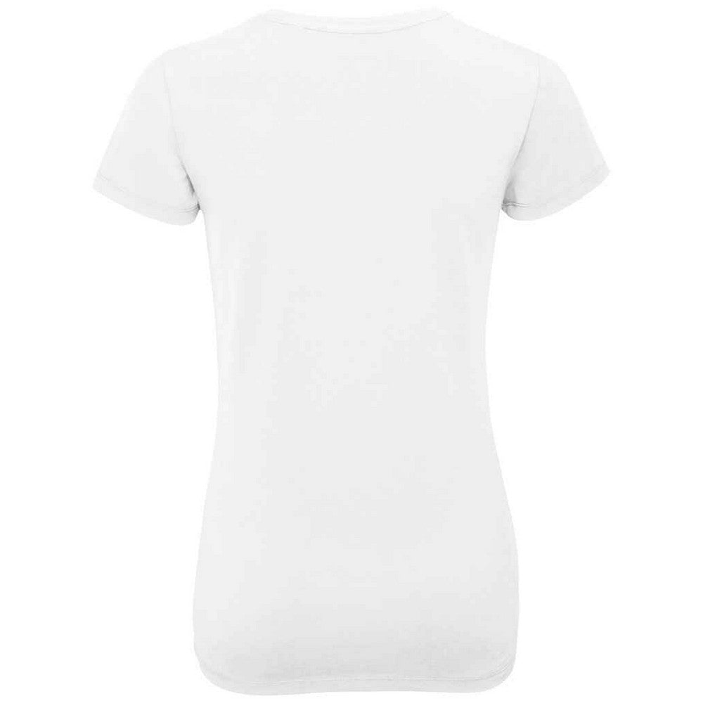 White - Back - SOLS Womens-Ladies Millenium Stretch T-Shirt
