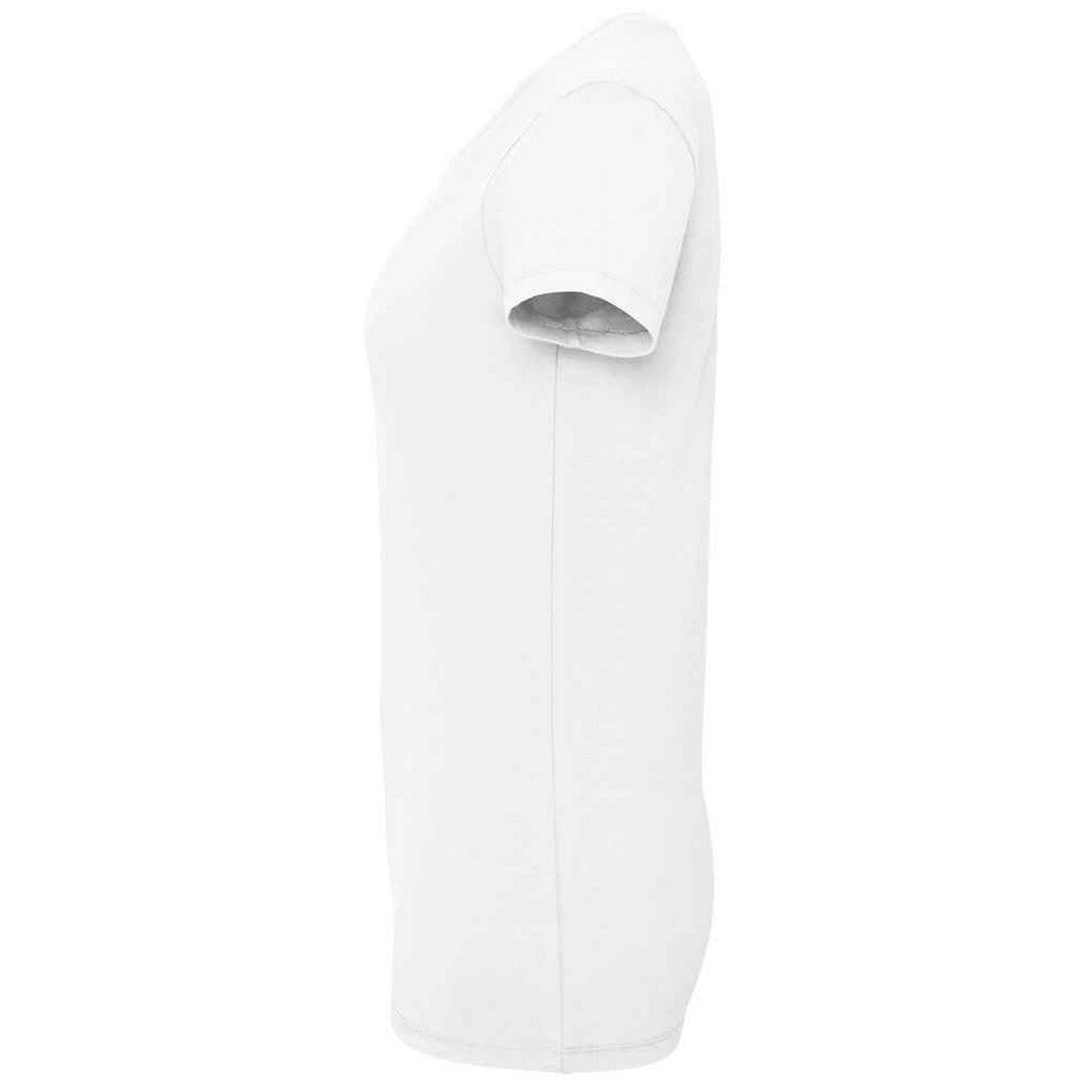 White - Side - SOLS Womens-Ladies Millenium Stretch T-Shirt
