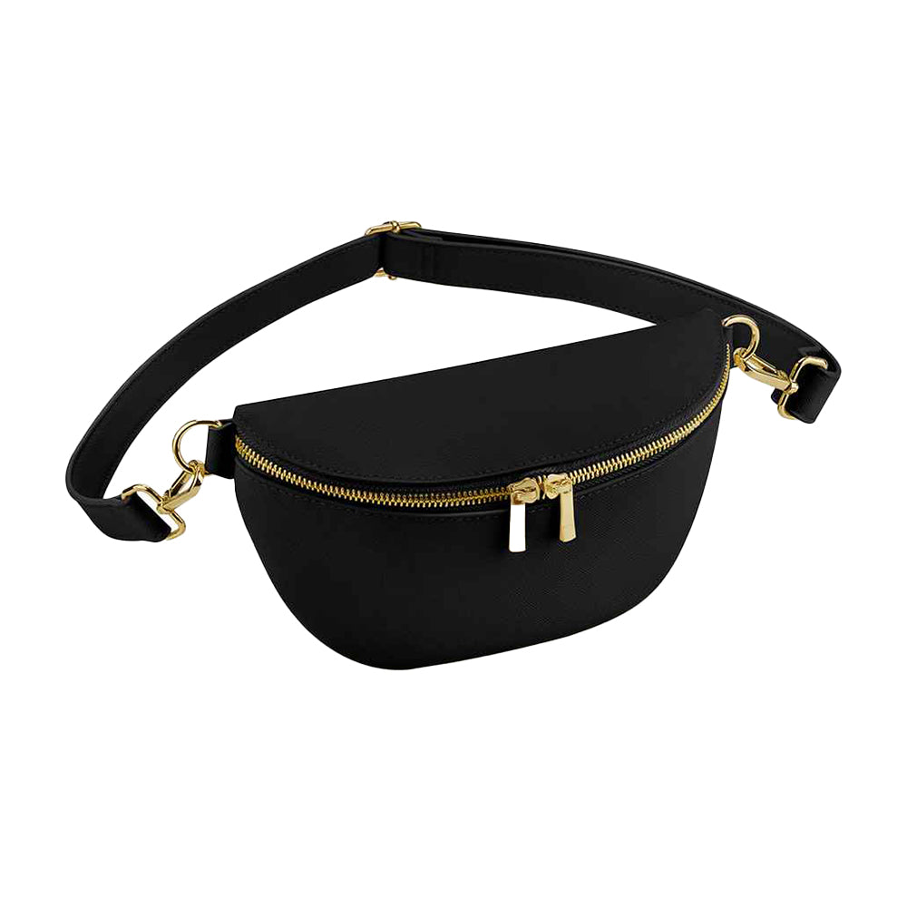 Black - Front - Bagbase Boutique Waist Bag