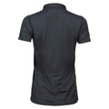 Dark Grey - Back - Tee Jays Womens-Ladies Luxury Sports Polo Shirt