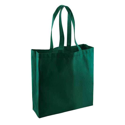 Bottle Green - Front - Westford Mill Classic Fairtrade Shopper