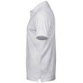 White - Side - Tee Jays Mens Cotton Pique Polo Shirt