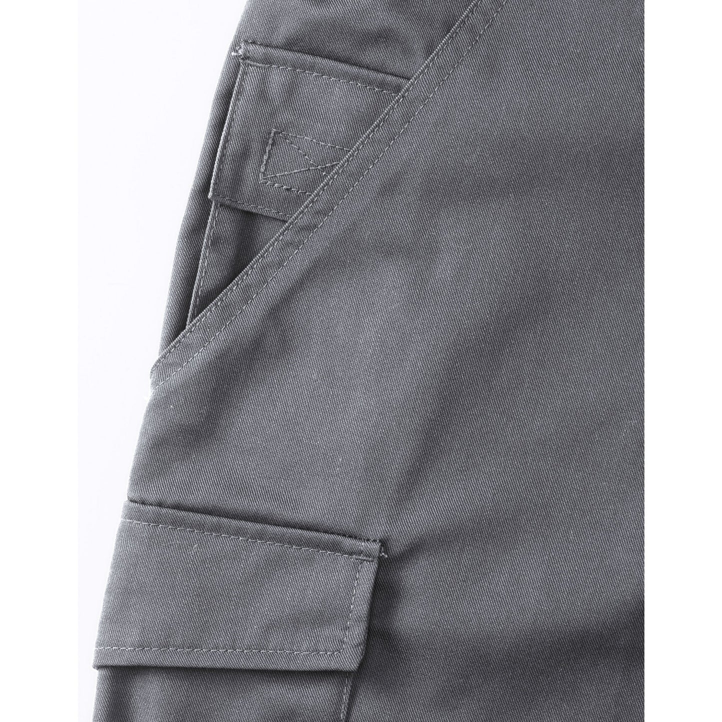 Convoy Grey - Lifestyle - Russell Mens Polycotton Work Shorts