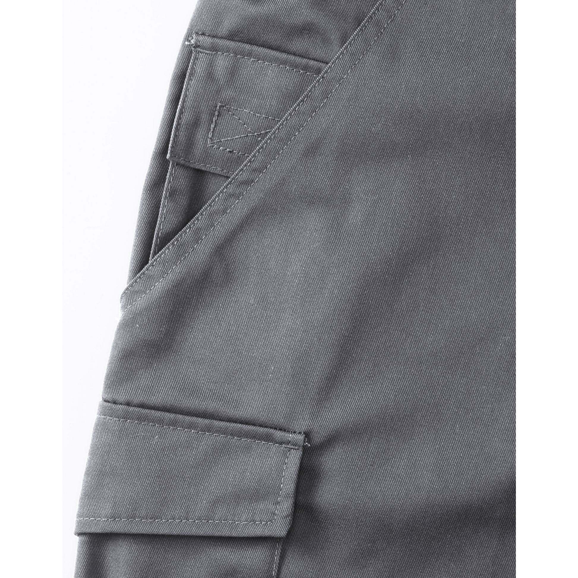 Convoy Grey - Lifestyle - Russell Mens Polycotton Work Shorts