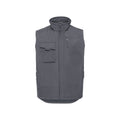 Convoy Grey - Front - Russell Mens Heavy Duty Gilet