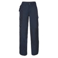 French Navy - Front - Russell Mens Heavy Duty Work Trousers