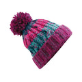 Winter Berries - Back - Beechfield Unisex Adult Corkscrew Beanie