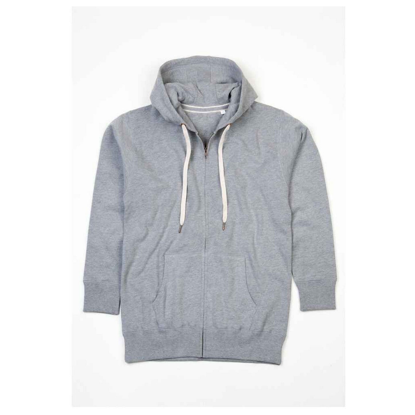 Heather - Front - Superstar By Mantis Mens Full Zip Hoodie