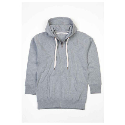 Heather - Front - Superstar By Mantis Mens Full Zip Hoodie