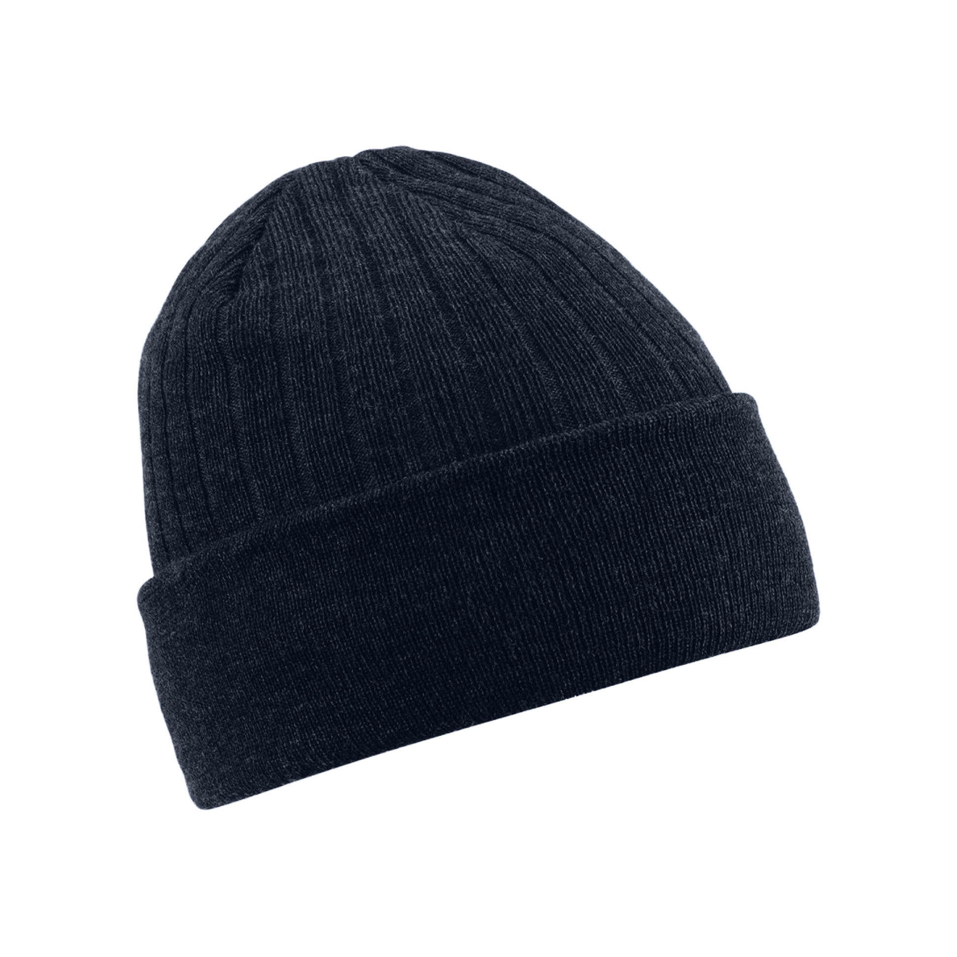 French Navy - Front - Beechfield Unisex Adult Thinsulate Beanie