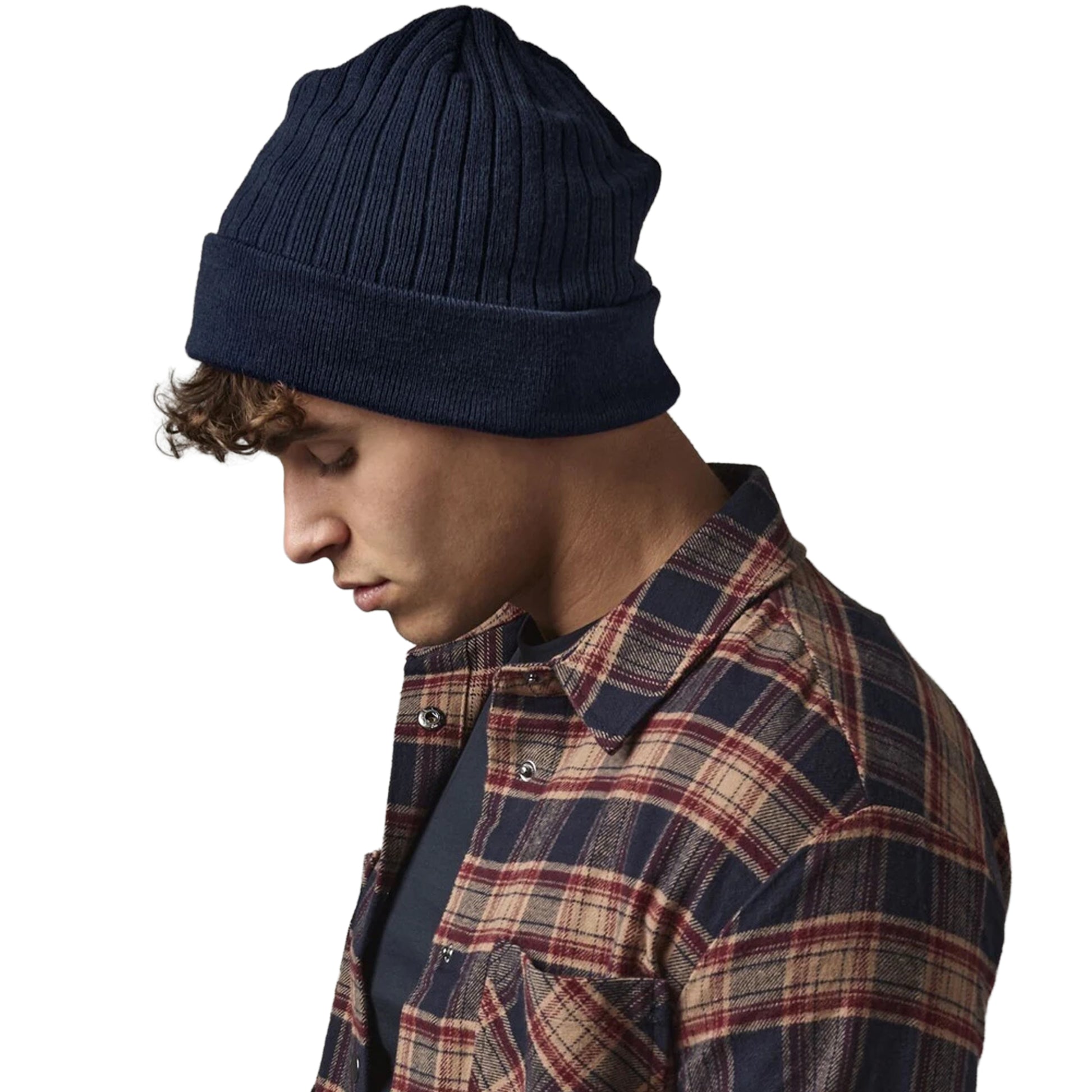 French Navy - Back - Beechfield Unisex Adult Thinsulate Beanie