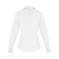 White - Back - Premier Womens-Ladies Poplin Stretch Long-Sleeved Shirt