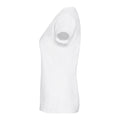 White - Lifestyle - Fruit of the Loom Womens-Ladies Premium Ringspun Cotton T-Shirt