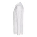 White - Lifestyle - Fruit of the Loom Mens Cotton Pique Long-Sleeved Polo Shirt