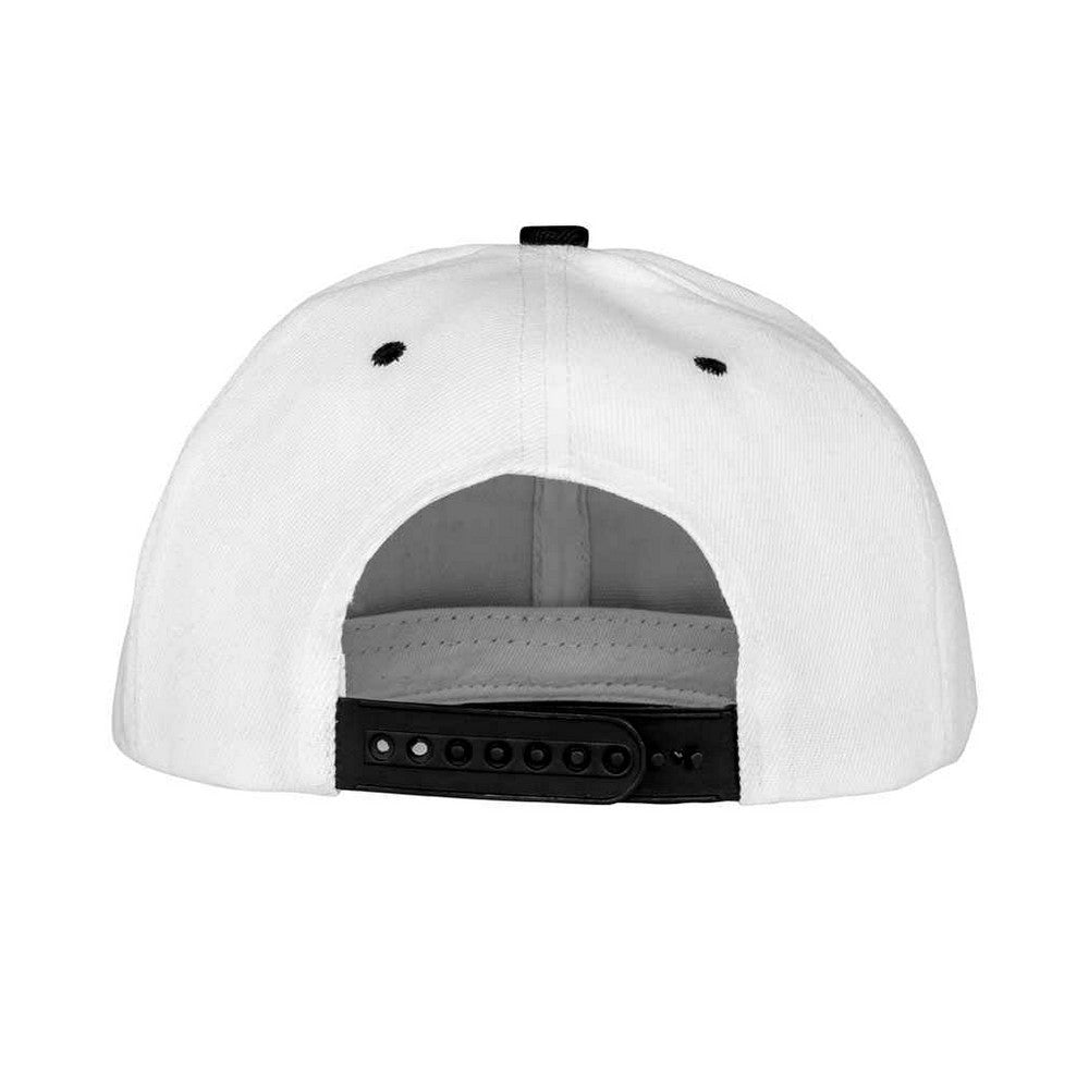 White-Black - Back - Result Headwear Unisex Adult Bronx Contrast Snapback Cap