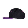 Black-Purple - Side - Result Headwear Unisex Adult Bronx Contrast Snapback Cap