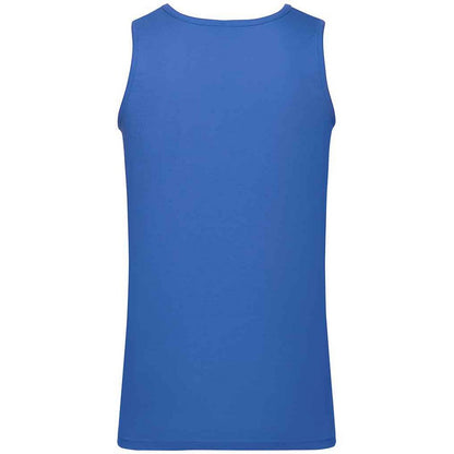 Royal Blue - Back - Fruit of the Loom Mens Athletic Vest Top