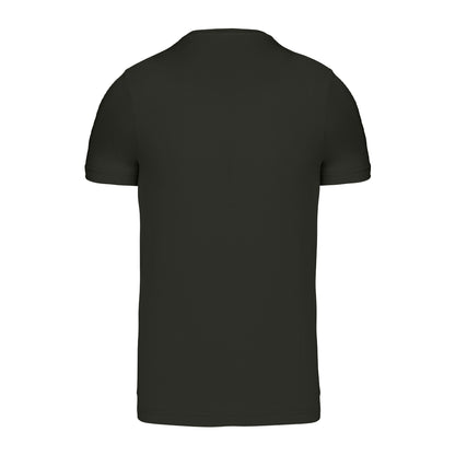 Black - Back - Kariban Mens Crew Neck T-Shirt