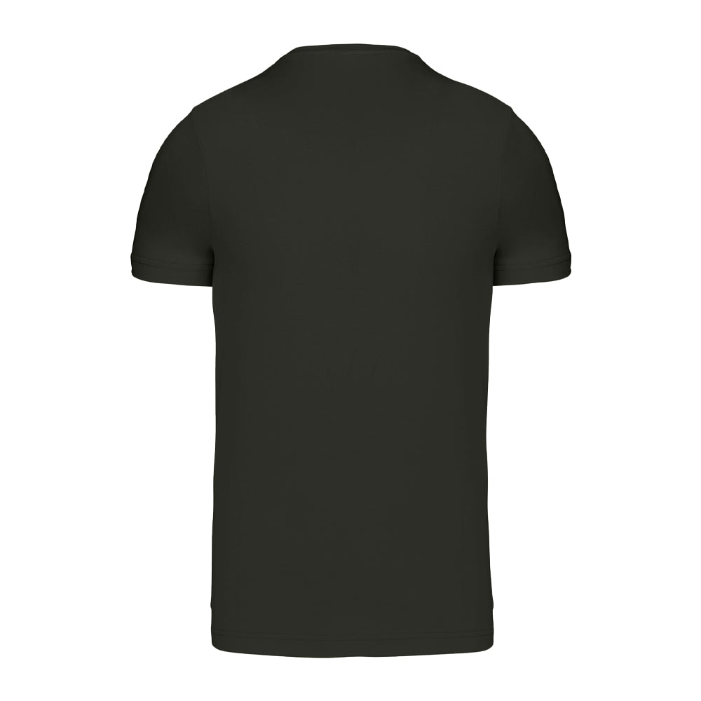 Black - Back - Kariban Mens Crew Neck T-Shirt
