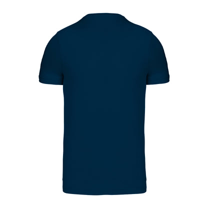 Navy - Back - Kariban Mens Crew Neck T-Shirt