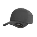 Dark Grey - Front - Flexfit Unisex Adult Delta Baseball Cap