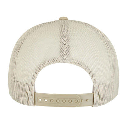Gold-White-Beige - Back - Flexfit Unisex Adult Contrast Trucker Cap