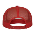 Red-White - Back - Flexfit Unisex Adult Contrast Trucker Cap