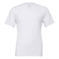 White - Front - Bella + Canvas Unisex Adult Jersey V Neck T-Shirt