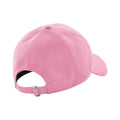 Dusty Pink - Back - Beechfield Unisex Adult 6 Panel Faux Suede Cap