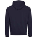 New French Navy-Sky Blue - Back - Awdis Womens-Ladies Varsity Hoodie