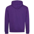 Purple-Sun Yellow - Back - Awdis Womens-Ladies Varsity Hoodie