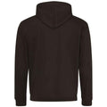 Jet Black-Orange Crush - Back - Awdis Womens-Ladies Varsity Hoodie