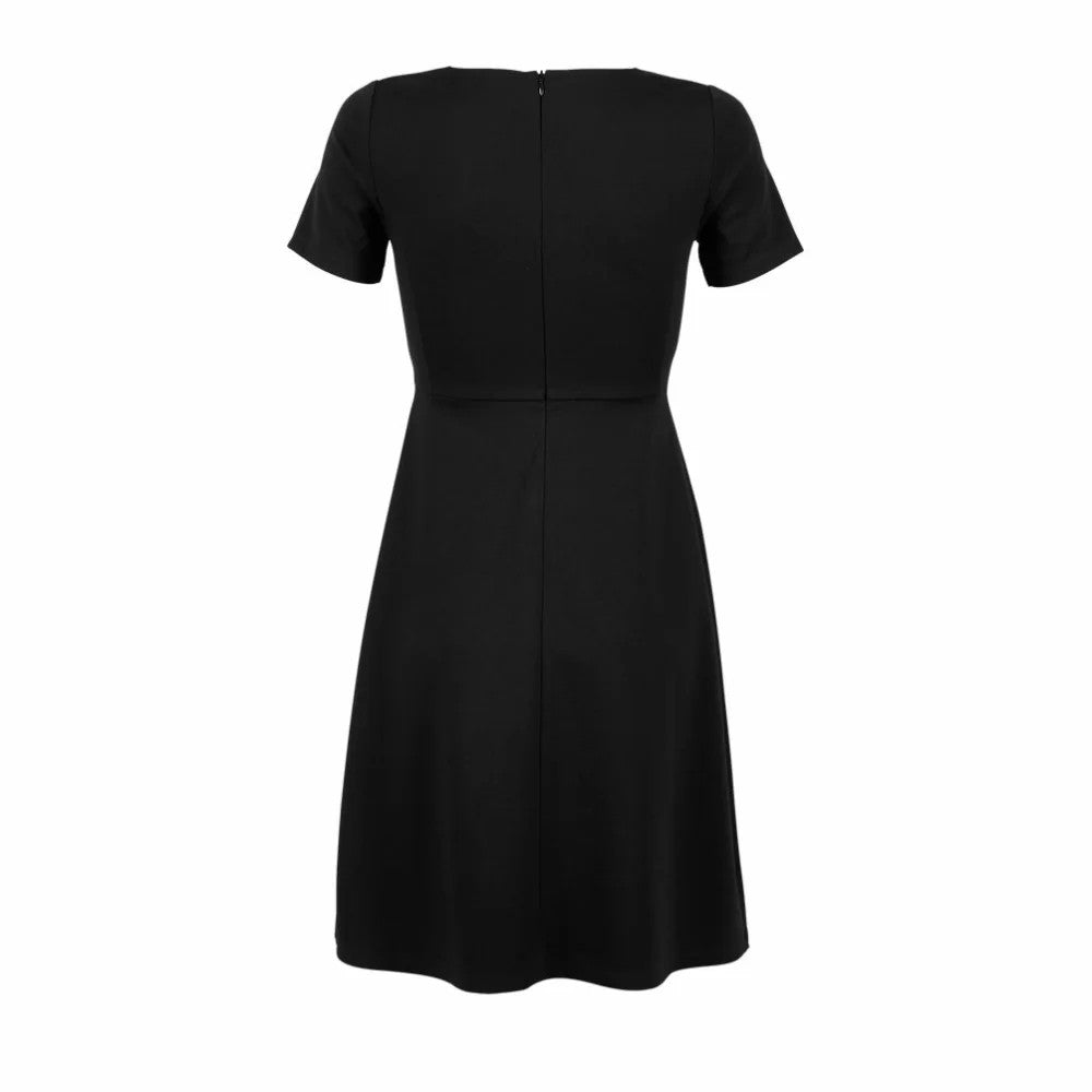 Deep Black - Back - NEOBLU Womens-Ladies Camille Milano Mini Dress