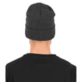 Charcoal - Back - Flexfit Unisex Adult Heavyweight Beanie