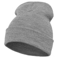 Heather Grey - Front - Flexfit Unisex Adult Heavyweight Beanie