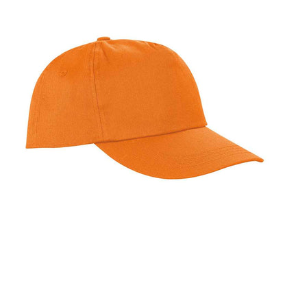 Orange - Back - Result Headwear Unisex Adult Houston Cap