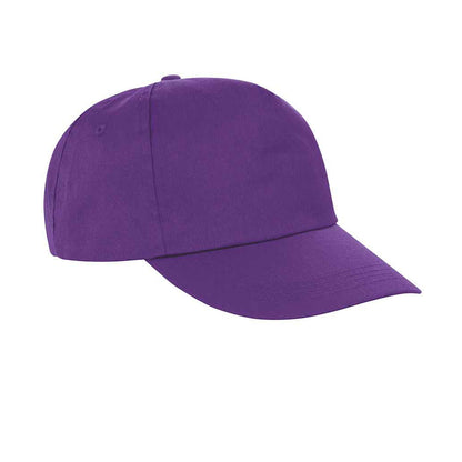 Purple - Back - Result Headwear Unisex Adult Houston Cap