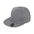 Heather Grey - Front - Result Headwear Unisex Adult Original Bronx Snapback Cap