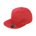 Red - Front - Result Headwear Unisex Adult Original Bronx Snapback Cap