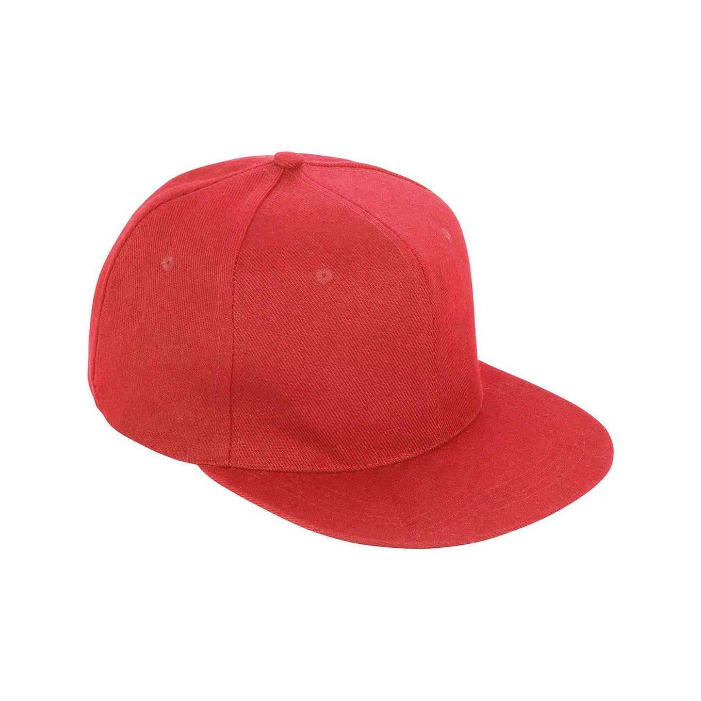 Red - Back - Result Headwear Unisex Adult Original Bronx Snapback Cap