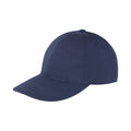 Navy - Front - Result Headwear Unisex Adult Memphis Brushed Cotton Cap